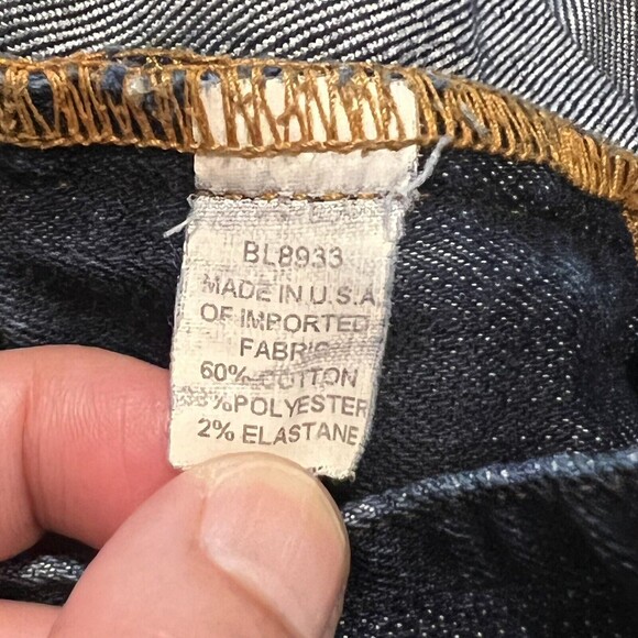 J. Crew Womens Toothpick Ankle Stretch Skinny Jeans Dark Blue Size 26 USA Made - Picture 8 of 12